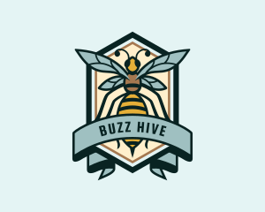 Hornet Bee Insect logo design