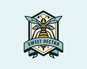 Hornet Bee Insect logo design