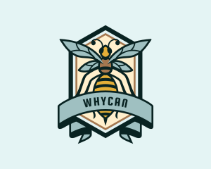 Hornet Bee Insect logo design