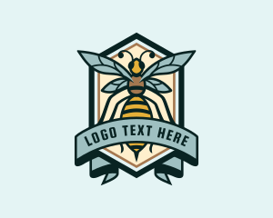 Hornet Bee Insect Logo