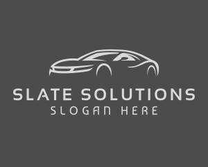 Gray Sports Car logo design