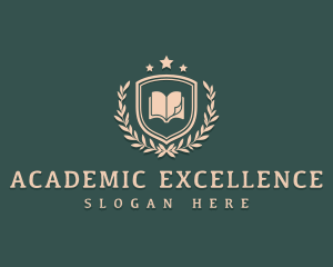 Scholarship - School Library Book logo design