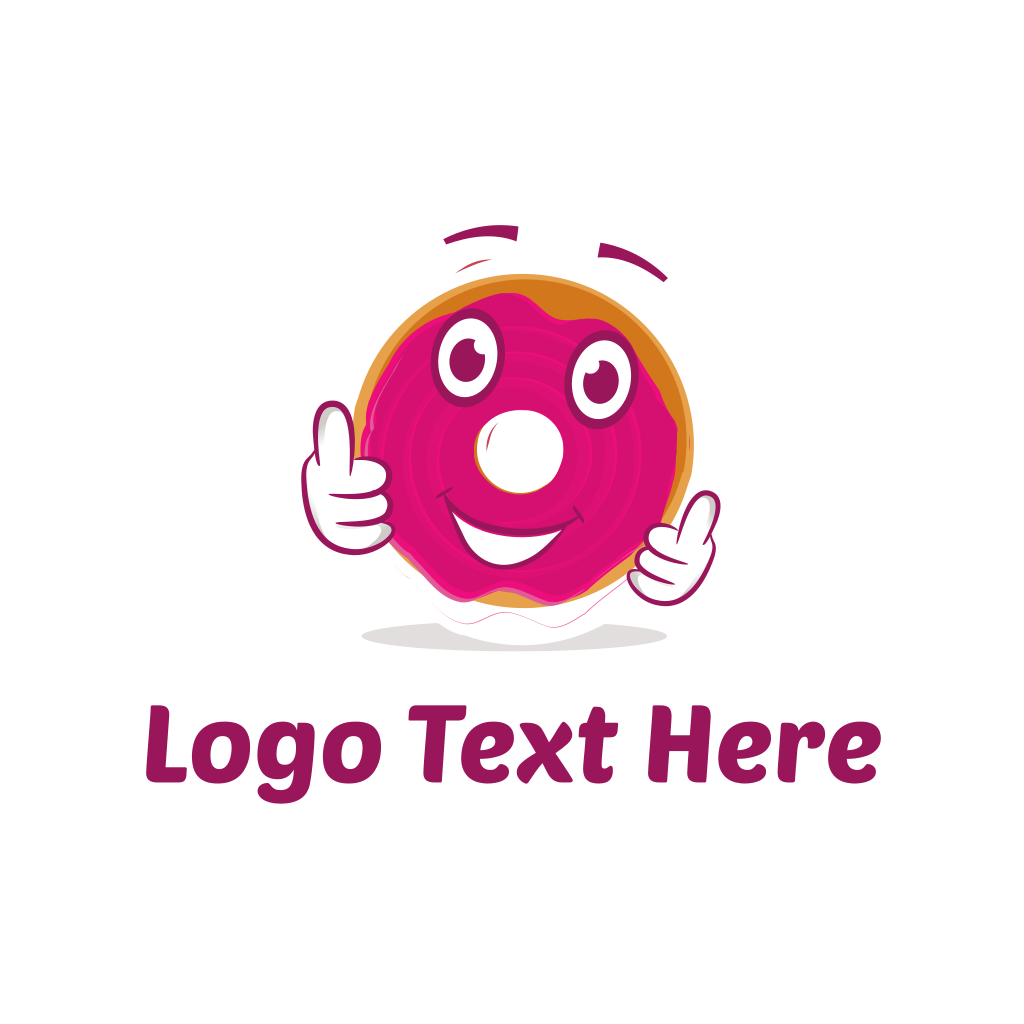 Donut Cartoon Logo | BrandCrowd Logo Maker