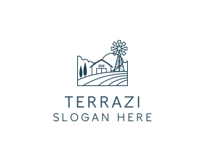 Agriculture Crop Farmhouse logo design