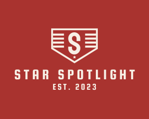 Star Shield Badge logo design