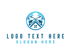 Power Washer - Power Washer Cleaning Tools logo design