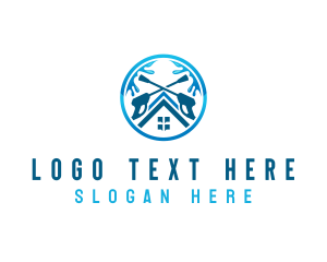 Wash - Power Washer Cleaning Tools logo design