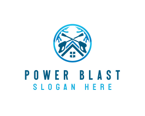 Power Washer Cleaning Tools logo design