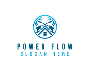 Power Washer Cleaning Tools logo design