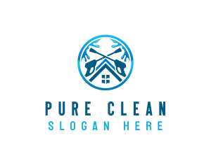 Power Washer Cleaning Tools logo design