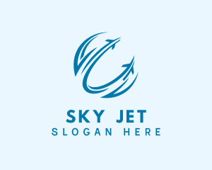 Airline - Blue Airline Tourism logo design