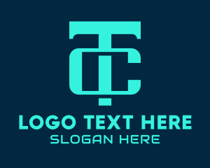 Programmer - Programmer Tech T & C Monogram logo design