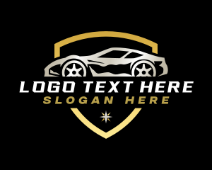 Sedan - Automobile Sedan Detailing logo design