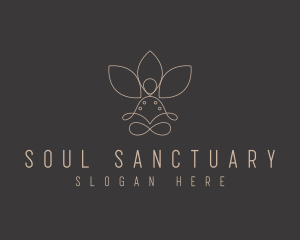 Spirituality - Meditation Lotus Yoga logo design