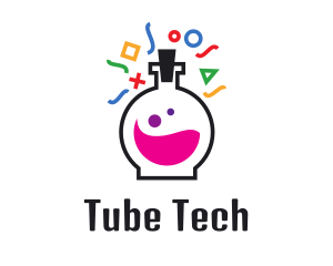 Tube - Test Tube Lab Gaming logo design