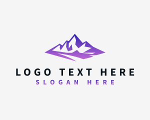 National Park - Mountain Peak Nature logo design