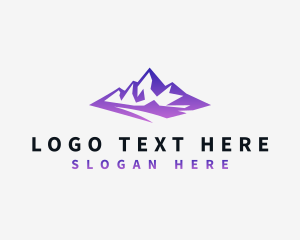 Mountain Peak Nature  Logo