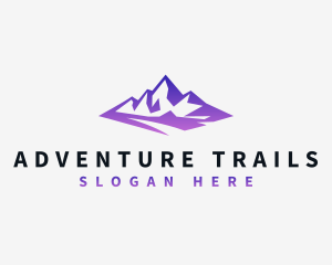 Mountain Peak Nature  logo design