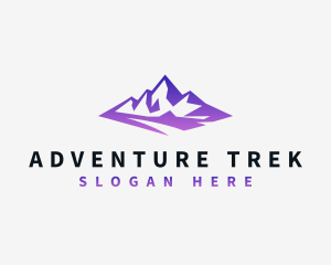 Backpacking - Mountain Peak Nature logo design