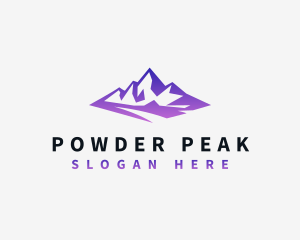 Mountain Peak Nature  logo design