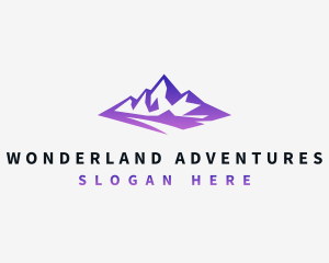 Mountain Peak Nature  logo design