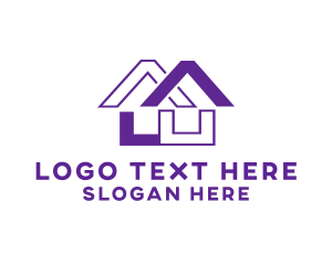 Roofing - House Property Building logo design