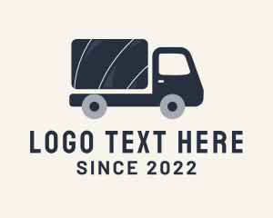 Courier - Logistics Delivery Truck logo design