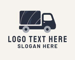 Logistics Delivery Truck Logo