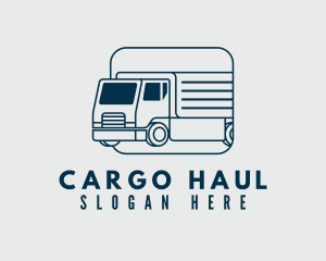 Automotive Cargo Truck logo design