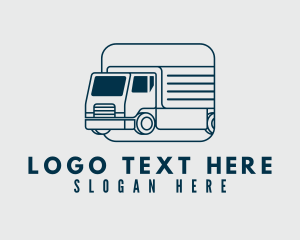 Truckload - Automotive Cargo Truck logo design