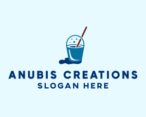 Cleaning Mop Bucket  logo design