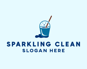 Cleaning - Cleaning Mop Bucket logo design