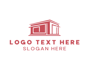 Store Room - Warehouse Structure Facility logo design