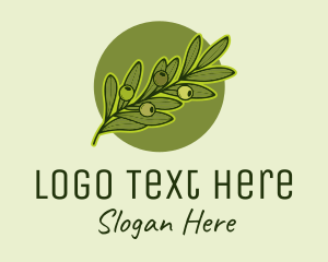 Organic Olive Fruit Logo