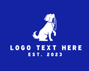 Dog Training Leash logo design