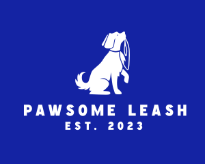 Dog Training Leash logo design