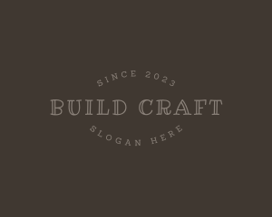 Simple Craft Business logo design