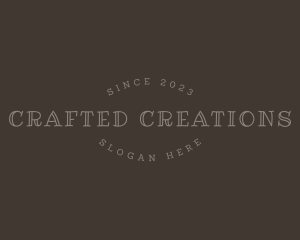 Simple Craft Business logo design