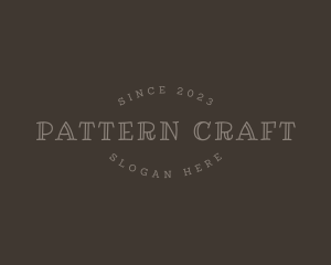 Simple Craft Business logo design