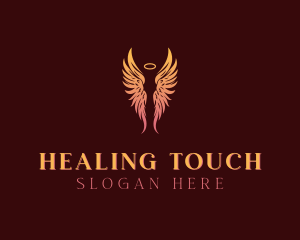 Wings Angel Heaven logo design