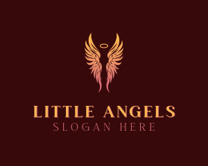 Wings Angel Heaven logo design