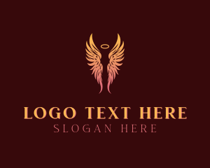 Inspirational - Wings Angel Heaven logo design