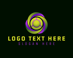 Rotation - Abstract Modern Technology logo design