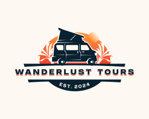 Transportation Travel Van logo design