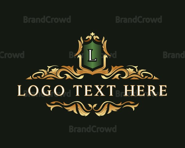 Luxury Decorative Shield Logo