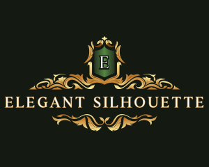 Luxury Decorative Shield logo design