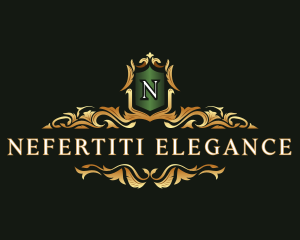 Luxury Decorative Shield logo design