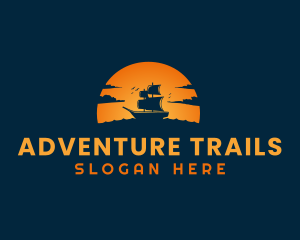 Sail Ship Adventure logo design