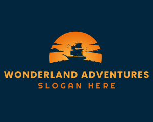 Sail Ship Adventure logo design