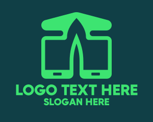 Clone - Leaf Clone Mobile App logo design